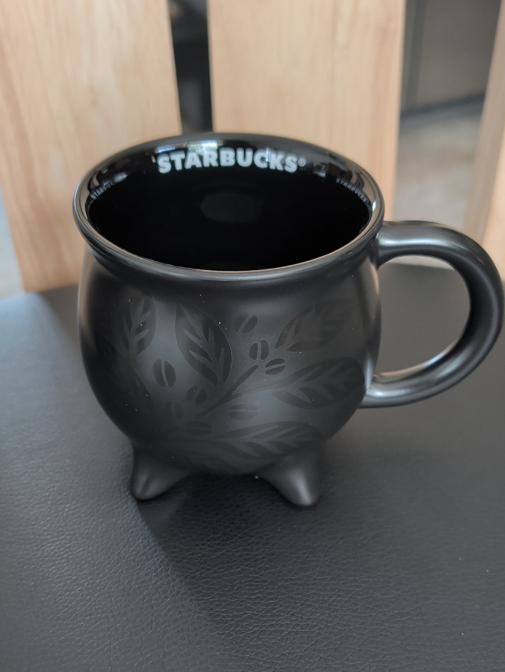 Starbucks 2026 Halloween Black Cauldron Mug NWT